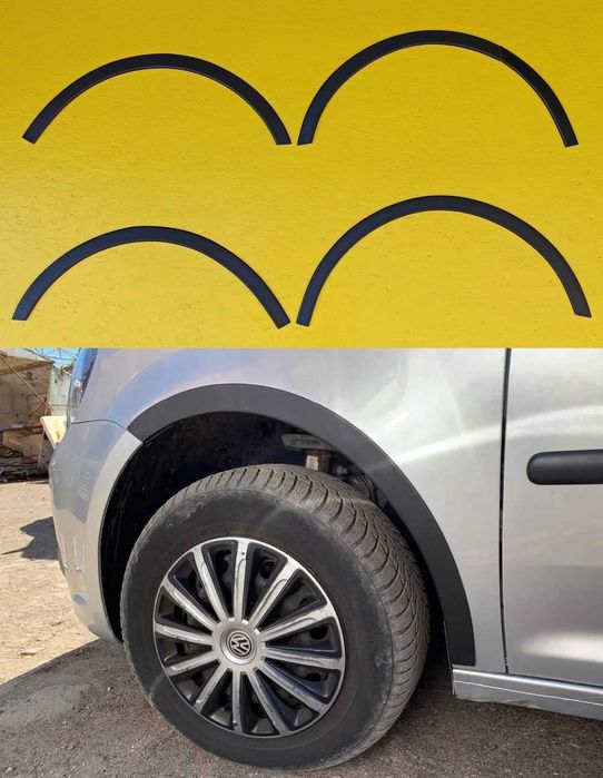 Накладки на арки на Volkswagen Caddy Фольксваген Кадди 10-15р