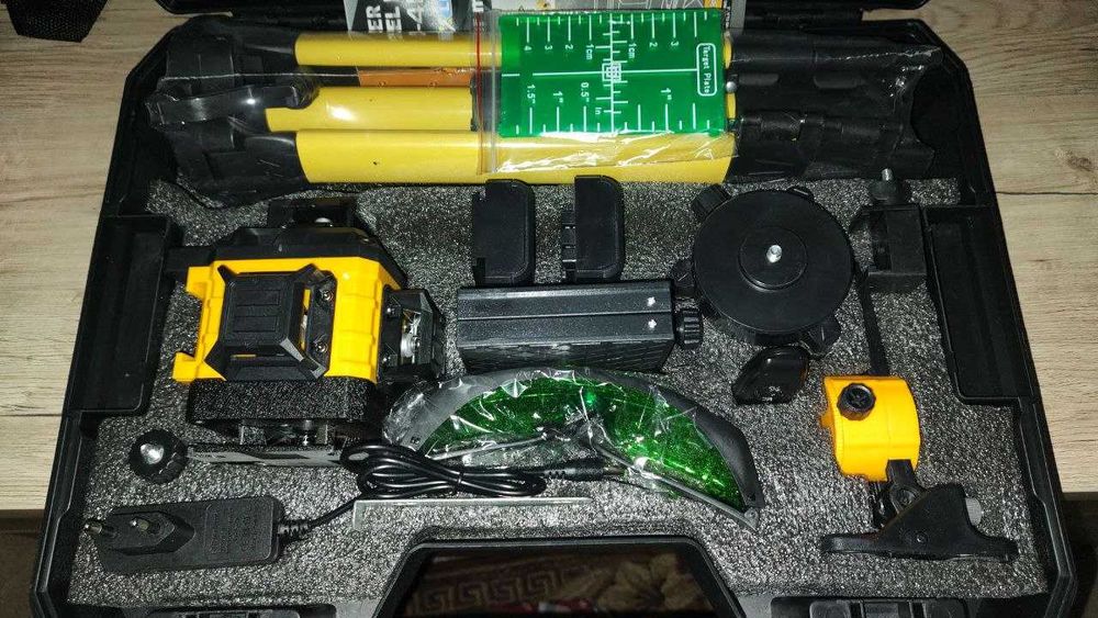 Лазерний рівень, нівелір, уровень, різні комплектації, 4D 360°