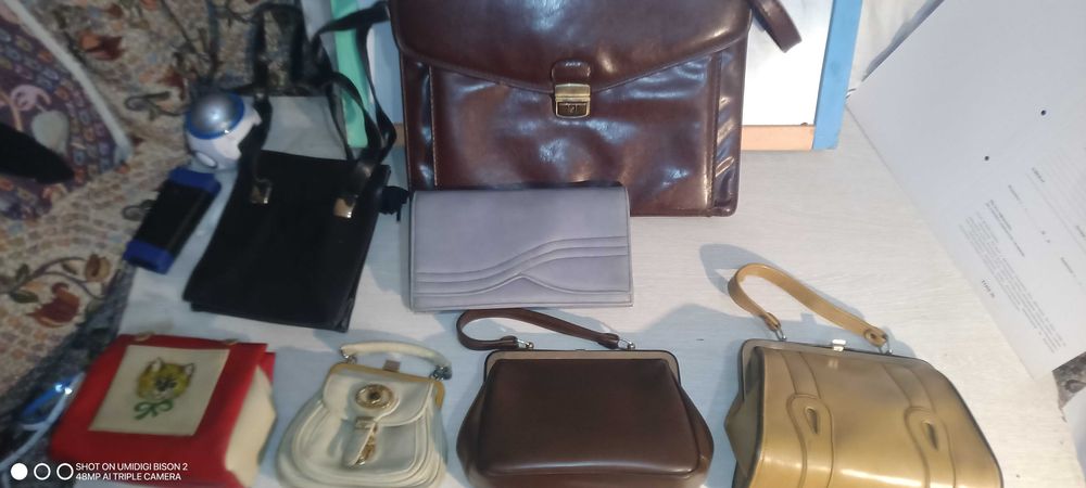 Сумки Ретро 80-90х кожа: 100 грн. - Сумки через плечо Киев на Olx