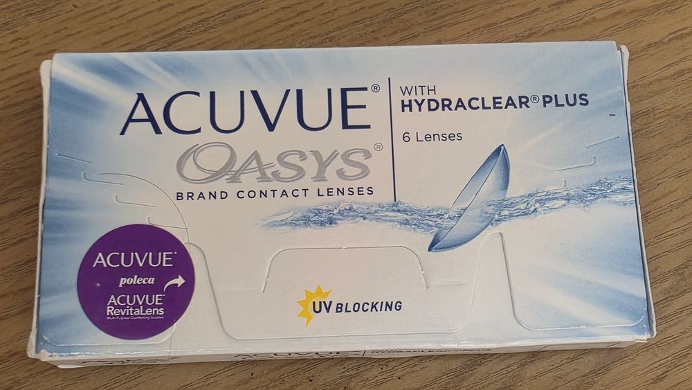 Soczewki kontaktowe ACUVUE OASYS -7.00 / BC 8.8 (6 szt.) – Nowe