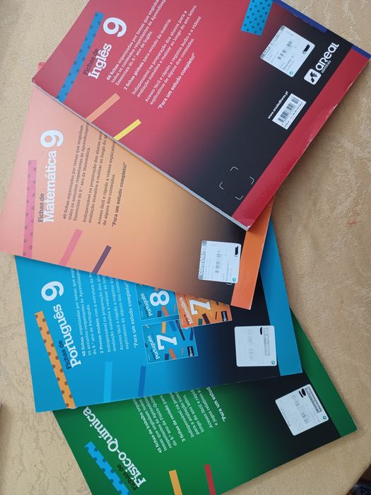 Fichas  - 9.º Ano (NOVO)