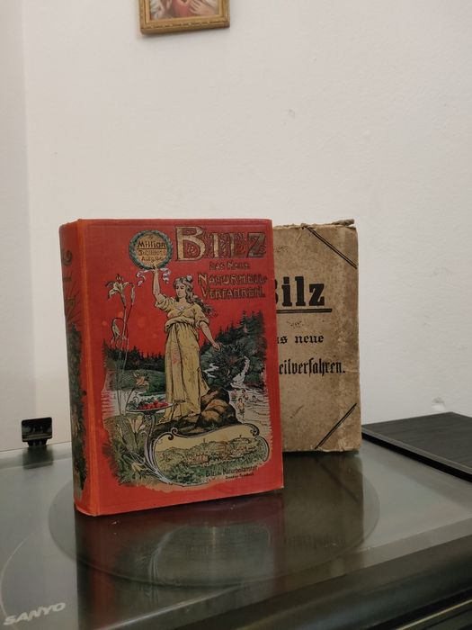 1900r książka Nowe lecznictwo przyrodne F.E.Bilz 1900r