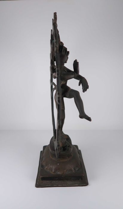 Escultura Shiva Nataraja antiga - Grande 38 cm