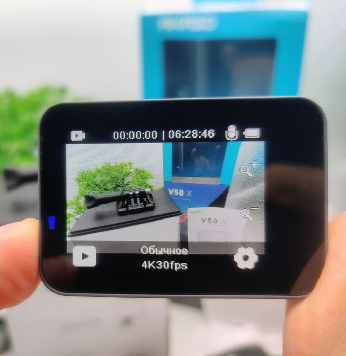 Akaso V50X + 2 батареї + кріплення єкшн камера гоу про фото відео 4K