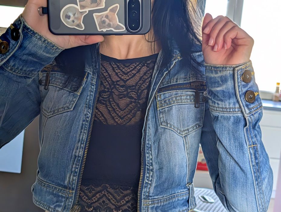 Kurtka jeansowa xs/s Bershka