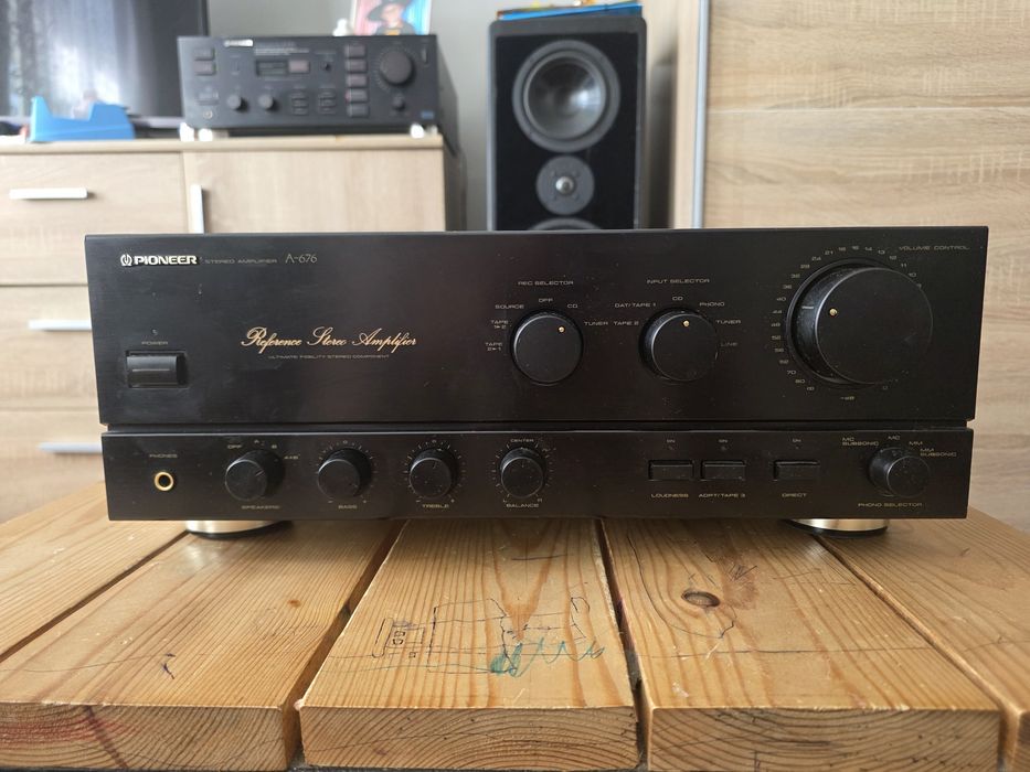 Wzmacniacz Pioneer A-676 potężny wzmacniacz stereo