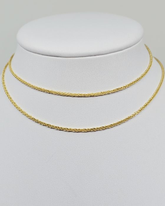 Złoty łańcuszek splot Lisi Ogon próba 585 14k waga 1.52g