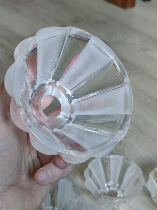 Zestaw 5 szt. kloszy do lampy (średnica 12 cm, otwór 13 mm)