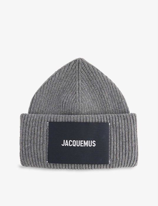Шапка Jacquemus Le Papier Le Bonnet Beanie Grey