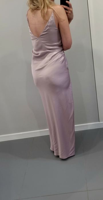 Asos sukienka satynowa