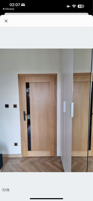 Drzwi wewnetrzne drewniane sosnowe jesionowe debowe