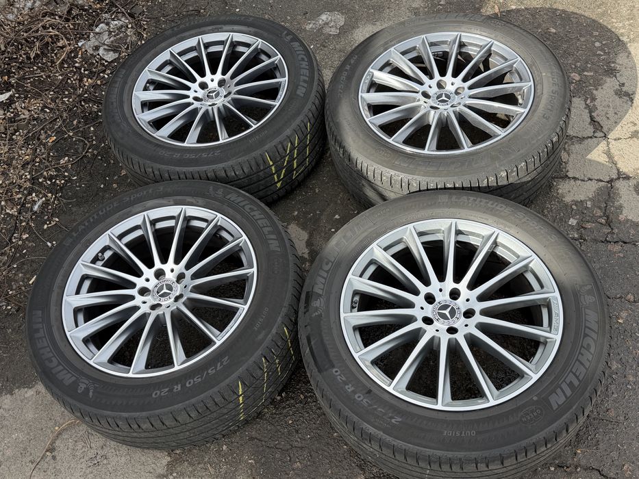 Оригинальные диски Mercedes AMG R20 с летней резиной michelin 275/50