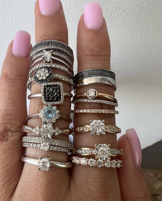 Золотые кольца с бриллиантами на любой вкус 585 проба