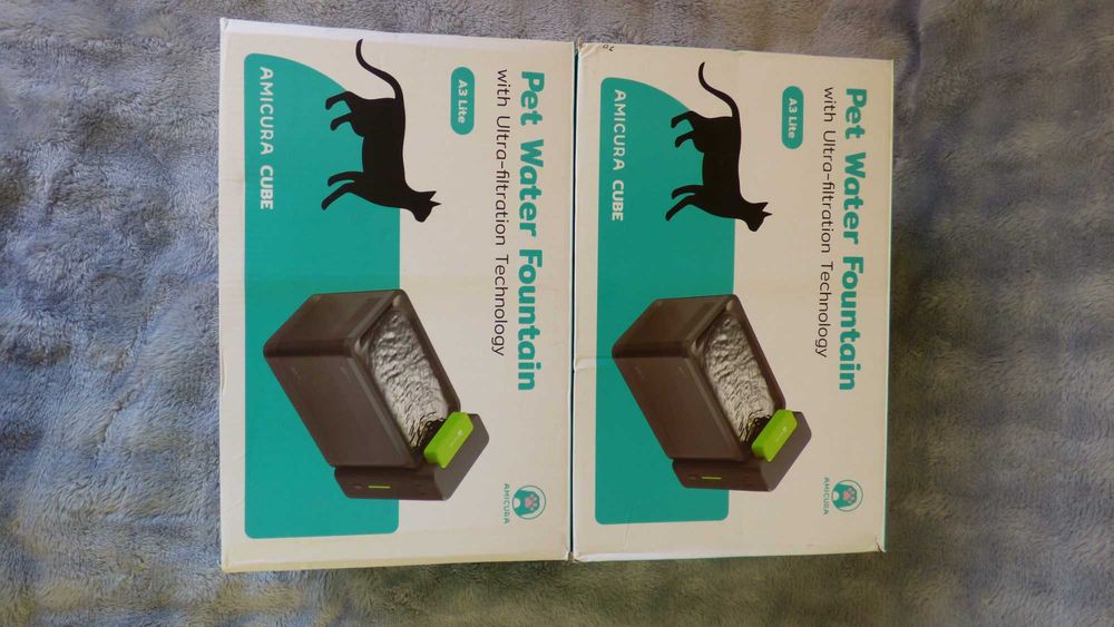 Розумний питний фонтан Amicura Cube A3 Lite 3.3L з ЄС в ідеалі