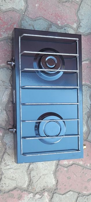 Газовая плита широкая  двухкомфорочная ПГ-2  (под баллон и природный г