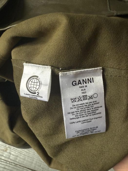 Ganni  шкіряна  сукня (розмір с)