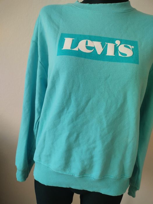 Niebieska bluza bez kaptura Levi's S