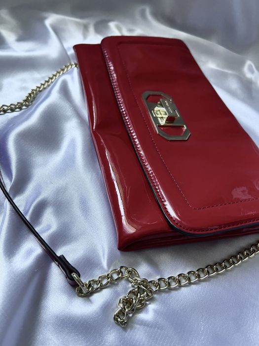 Лакована червона сумка Nine West