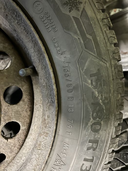 Opony zimowe BARUM 155/80r13 caloroczne wielosezon 6.5 mm