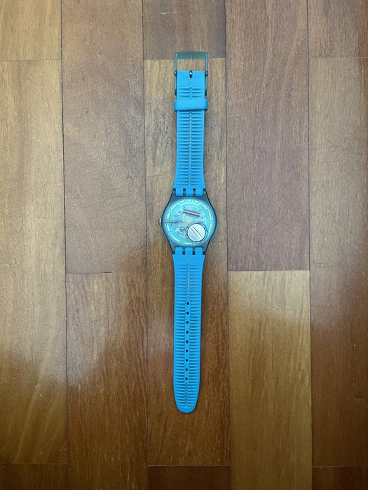 Swatch relógio azul