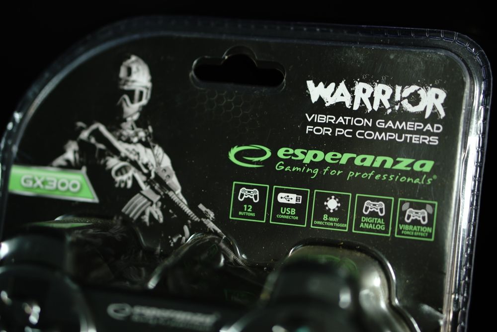 Pad Esperanza Warrior GX300 PC wibracje USB bezprzewodowy gamepad