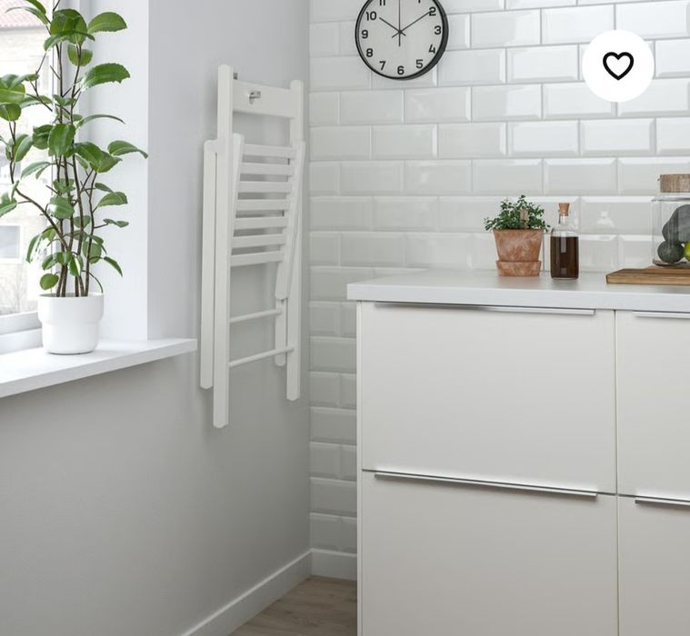 FROSVI krzesło składane białe ikea