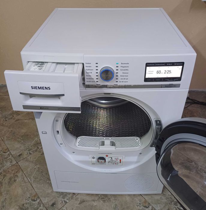 Сушка сушильна машина iQ800 selfCleaning Siemens WT46Y701/04 8кг б/в