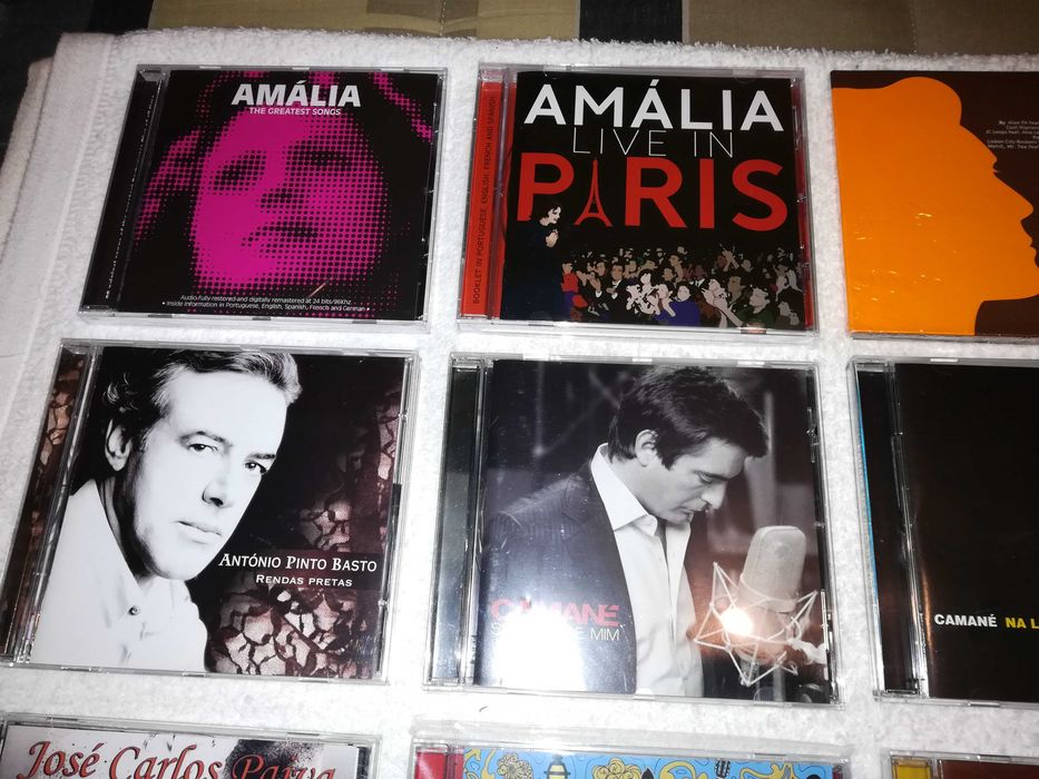 fado - amália rodrigues, camané, pinto bastos, coimbra… (vários cds)