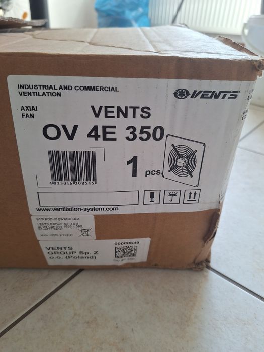Wentylator przemysłowy Vents OV 4E 350