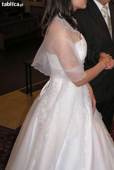 Suknia Ślubna rozmiar 36/38 kolor ecru