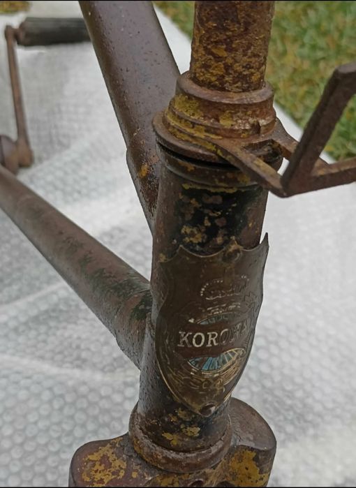 Przedwojenny Polski rower "Korona"