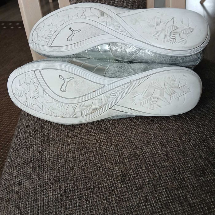 Buty sportowe bokserki srebrne
