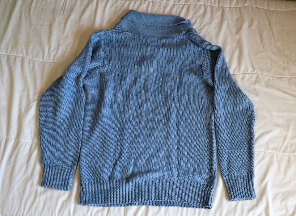 Camisola malha cor azul tamanho M