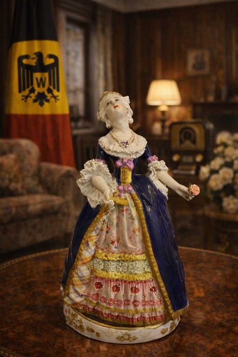 Антикварная фарфоровая статуэтка

Германия, Тюрингия,  Volkstedt