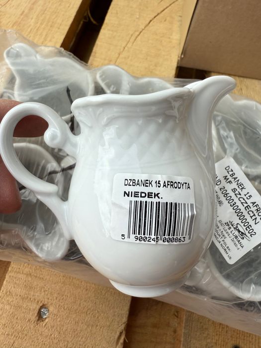 Dzbanuszki na mleko Lubiana Afrodyta 150ml -12szt