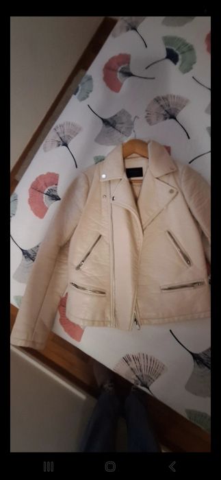 Casaco bomber jacket zara bege de senhora