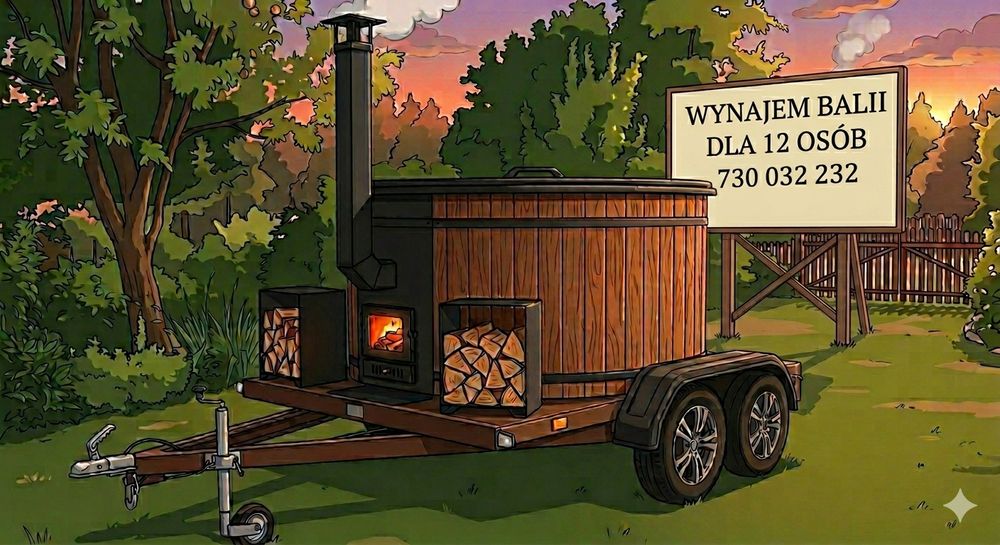 Mobilna Bania XXL do 12 osób