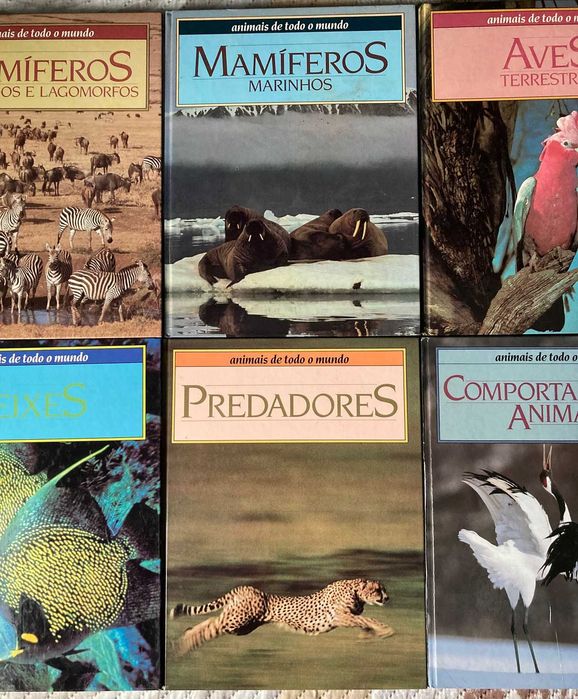Enciclopédia Animais de Todo o Mundo [títulos na descrição]