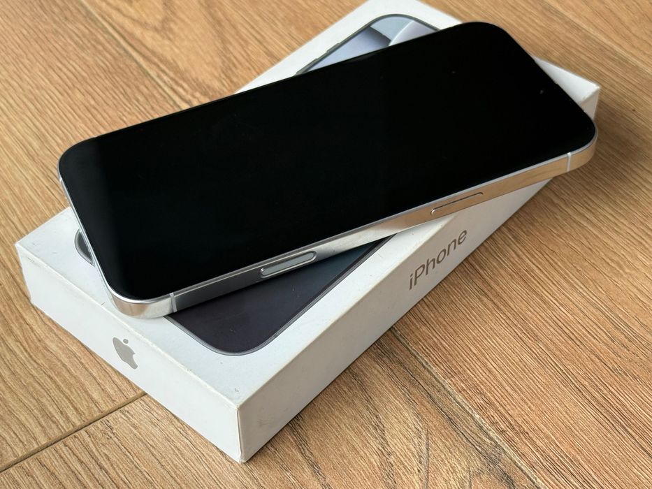 iPhone 16 Pro Max White Titanium 256GB Super Stan! Bateria 90%| Cały Zestaw!