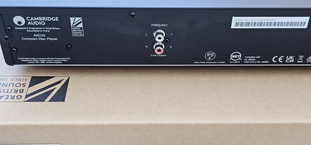 Cambridge AX C25 Leitor CD como novo.