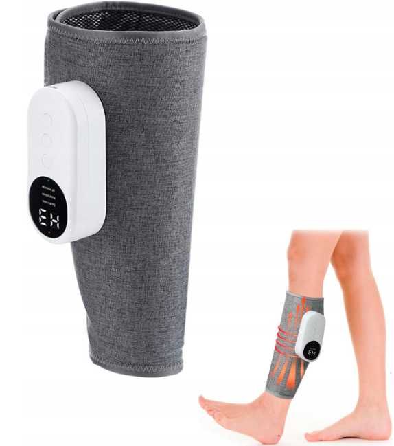 Masażer Ciśnieniowy Nóg Łydek Łagodzi Ból Drenaż Limfatyczny Mocny