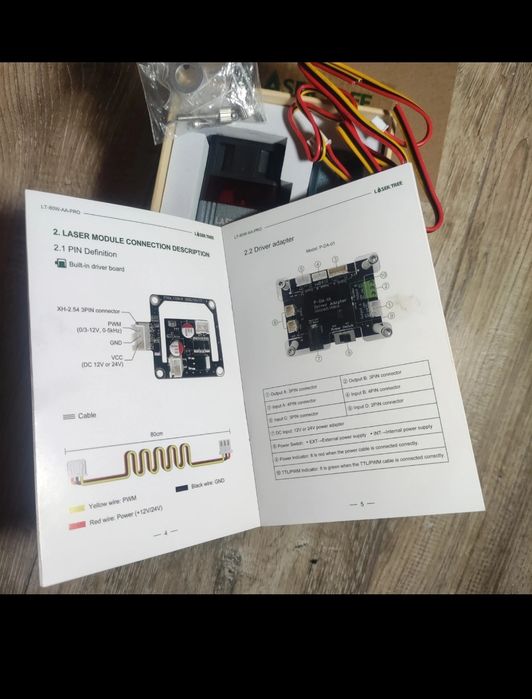 Moduł laserowy 80W Laser Tree LT-80W-AA PRO do grawerowania i cięcia