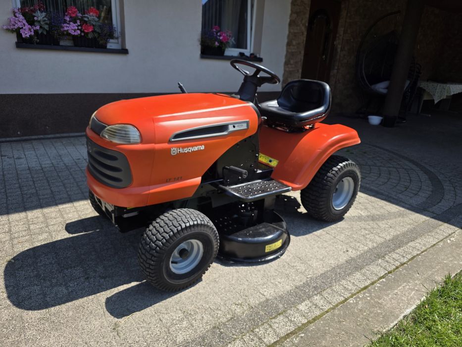 Husqvarna LT141 14HP Briggs 2 noże Manual  Mulczer  Traktorek Kosiarka