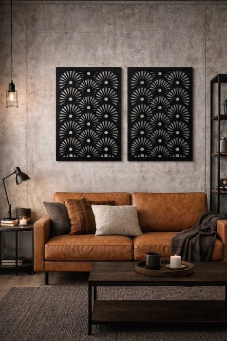 Drewniane Panele Ścienne 50x70 cm  Industrial / Loft | 97 zł za 1 szt