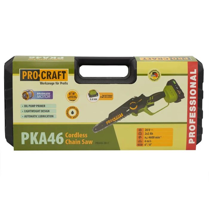 Аккумуляторная минипила Procraft PKA46 (2 акб) Кейс