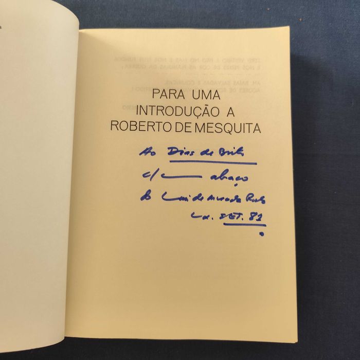 Luís de Miranda Rocha - Para uma introdução a Roberto de Mesquita