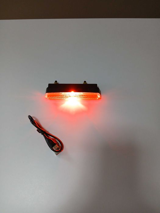 Światło rowerowe pod siodełko