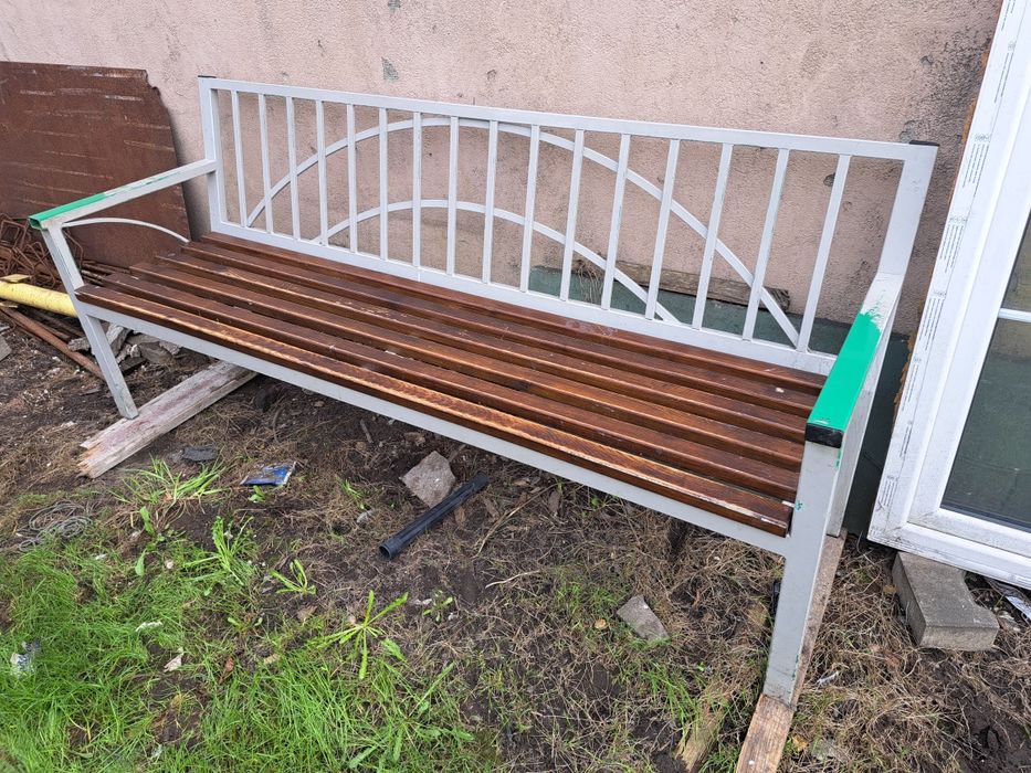 Ławka ogrodowa metalowa