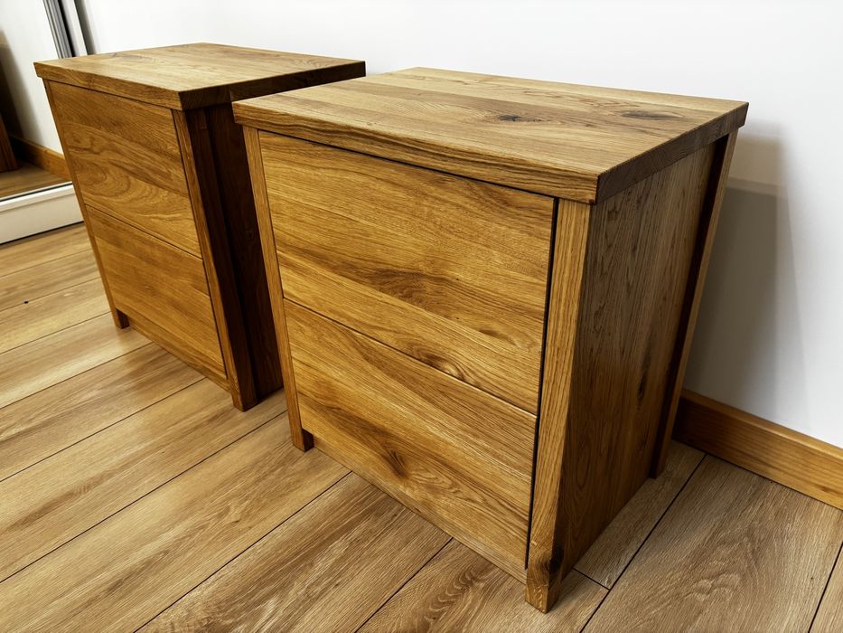 Dębowe szafki nocne