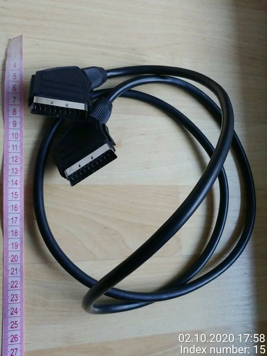 Kable EURO-EURO 21 PIN 1,5m i 80cm